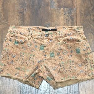 Joe’s Jeans Printed Fringe Shorts